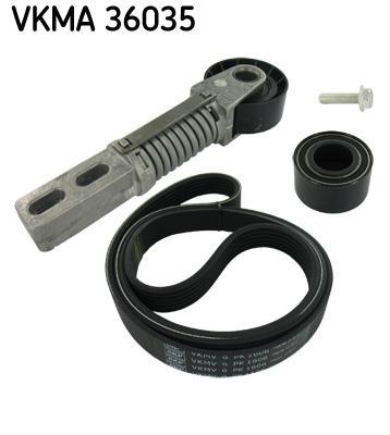 Kit de courroie d'accessoire (Courroie d’alternateur) SKF ref. VKMA 36035
